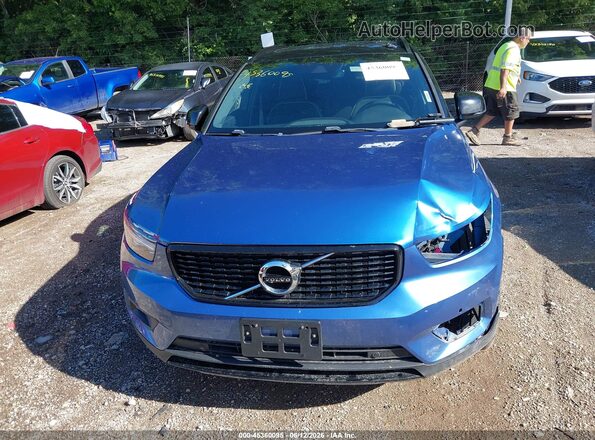 YV4162XZ1K2009006 2019 VOLVO XC40 Синий Вид щитка приборов