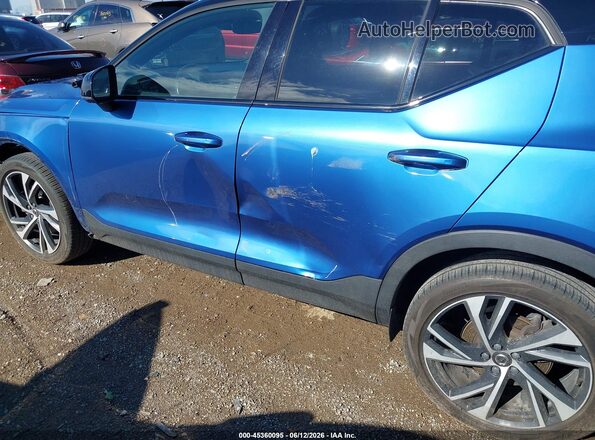 YV4162XZ1K2009006 2019 VOLVO XC40 Синий Панорамный вид салона 360°