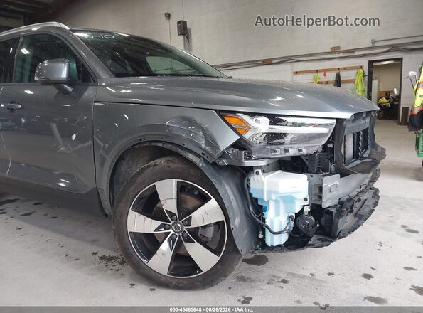 YV4162XZ5K2011034 2019 VOLVO XC40 Gray Vista frontal