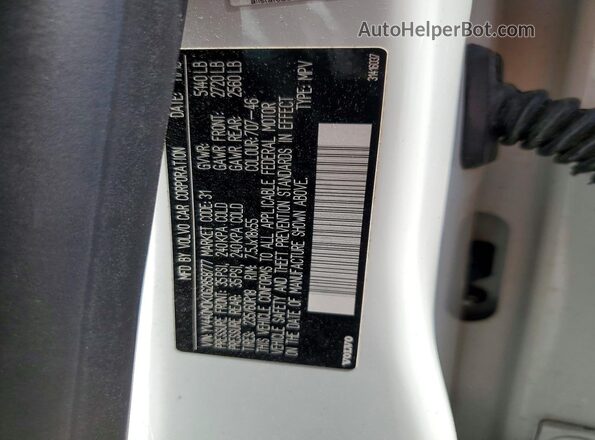 YV440MDK0G2858777 2016 VOLVO XC60 White 