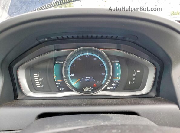 YV440MDM1G2822825 2016 VOLVO XC60 Black Vista del cuadro de instrumentos
