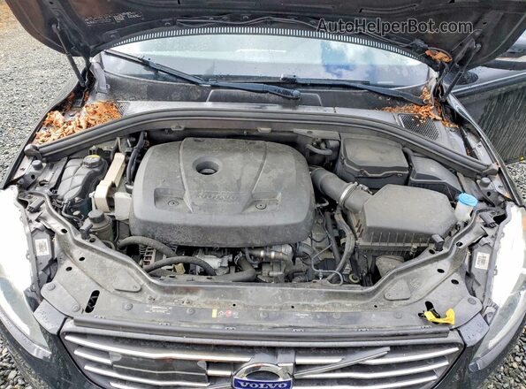 YV440MDM1G2822825 2016 VOLVO XC60 Black Vista del compartimento del motor