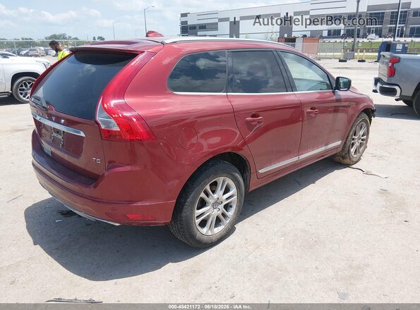 YV440MDM3G2902286 2016 VOLVO XC60 Красный Задняя правая четверть