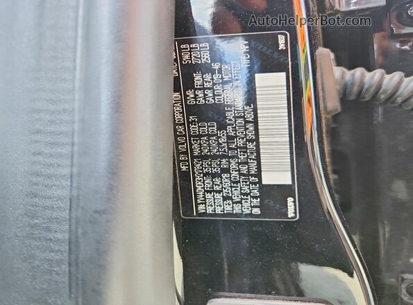 YV440MDR3H2178421 2017 VOLVO XC60 Gray Vista de la etiqueta del VIN