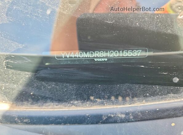 YV440MDR8H2015537 2017 VOLVO XC60 White Widok naklejki z numerem VIN