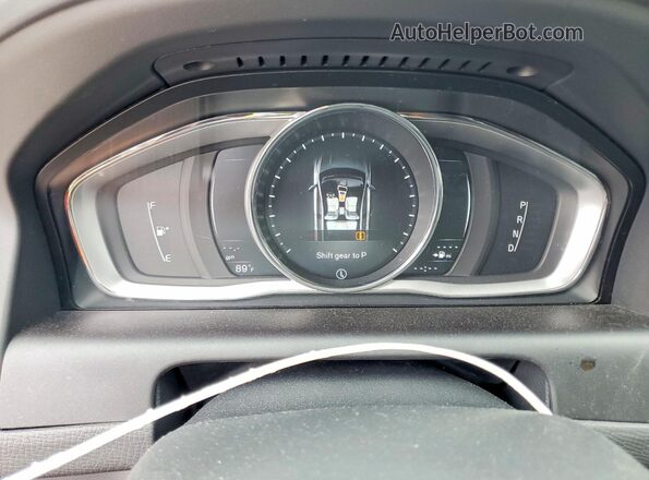 YV440MDR8H2081666 2017 VOLVO XC60 Black Vista del cuadro de instrumentos