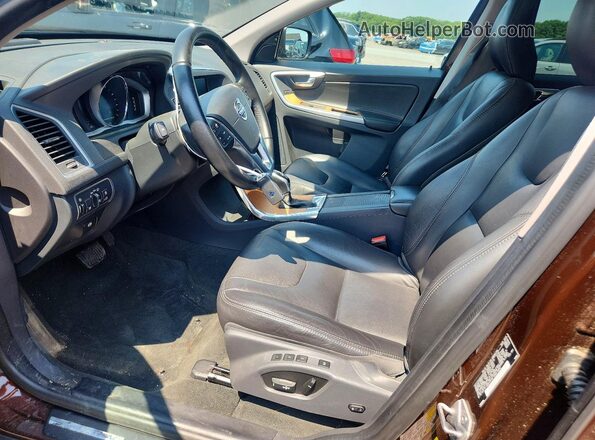 YV440MRU4H2157848 2017 VOLVO XC60 Brown Widok wnętrza z przodu