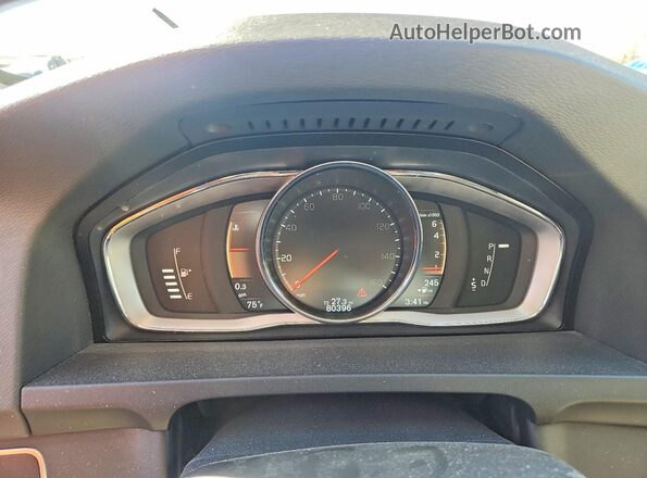 YV440MWK1J2049003 2018 VOLVO V60 Brown Вид щитка приладів