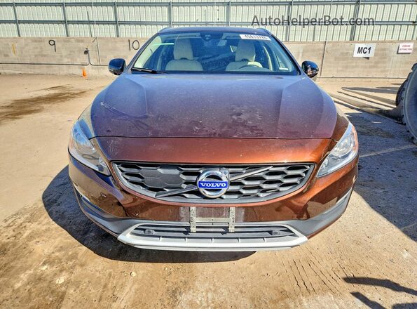 YV440MWK1J2049003 2018 VOLVO V60 Brown Вид спереду