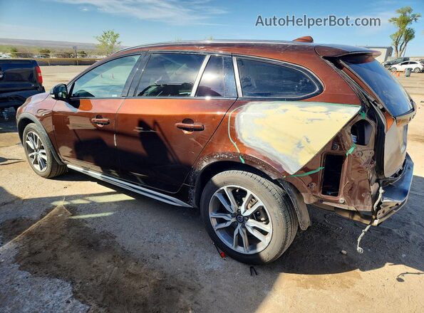 YV440MWK1J2049003 2018 VOLVO V60 Brown Задня ліва чверть