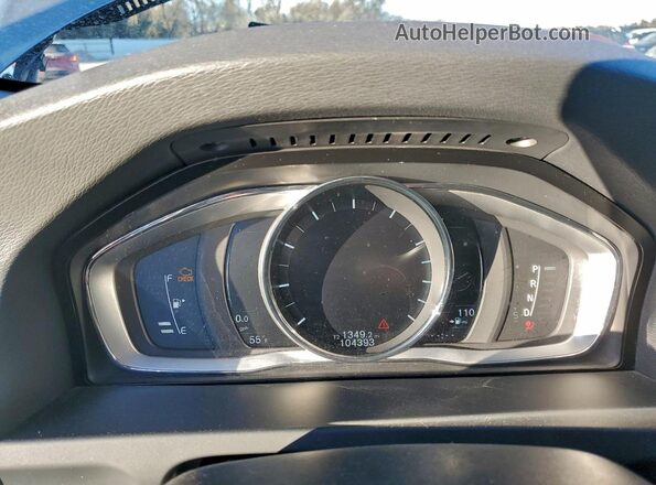 YV440MWK6H1036067 2017 VOLVO V60 Gray ხელსაწყოთა პანელის ხედი