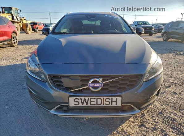 YV440MWK6H1036067 2017 VOLVO V60 Gray წინა ხედი