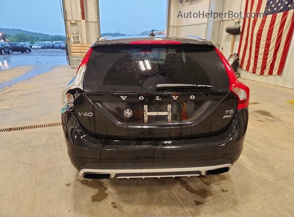 YV440MWK8H1035695 2017 VOLVO V60 Black უკანა ხედი