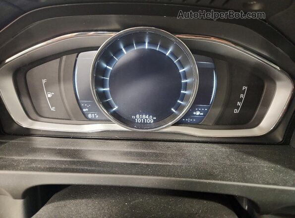 YV440MWK8H1035695 2017 VOLVO V60 Black ხელსაწყოთა პანელის ხედი
