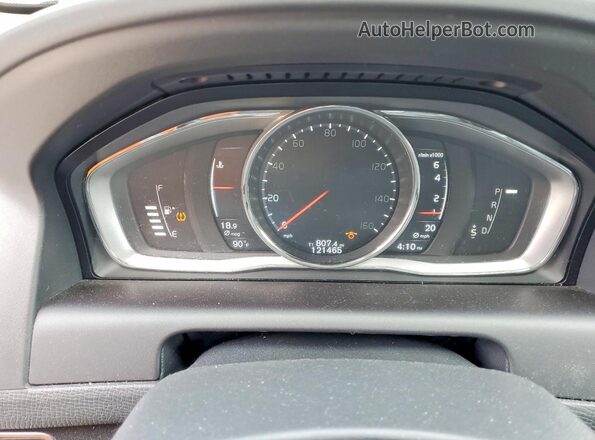 YV449MRU0H2032108 2017 VOLVO XC60 Gray ხელსაწყოთა პანელის ხედი