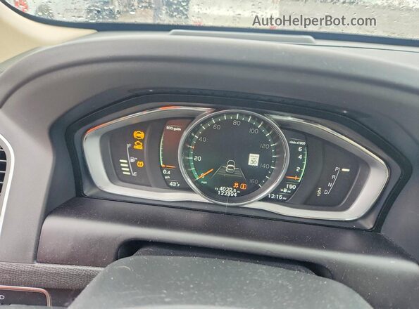 YV449MRU4H2225491 2017 VOLVO XC60 Blue Սարքավորումների վահանակի տեսք