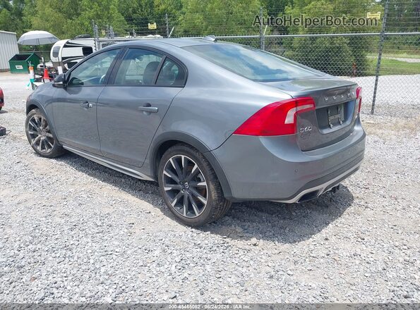 YV4612UM7G2000377 2016 VOLVO S60 CROSS COUNTRY Gray Trasero izquierdo