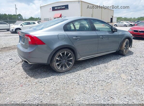 YV4612UM7G2000377 2016 VOLVO S60 CROSS COUNTRY Gray Trasero derecho