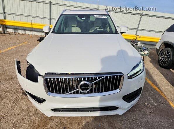 YV4A221K4L1609498 2020 VOLVO XC90 White წინა ხედი