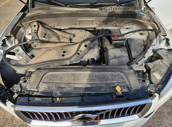 YV4A221K4L1609498 2020 VOLVO XC90 White ძრავის განყოფილების ხედი