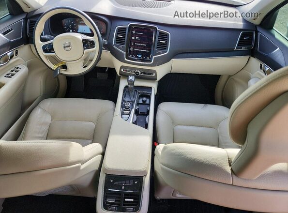 YV4A221K4L1609498 2020 VOLVO XC90 White წინა პანელის ხედი