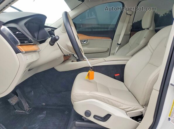 YV4A221K4N1836385 2022 VOLVO XC90 White Vista interior delantera