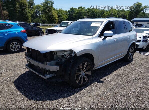YV4A221L1L1568532 2020 VOLVO XC90 Серебряный Передняя левая четверть
