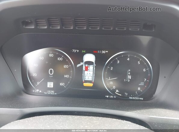 YV4A22PK2G1070876 2016 VOLVO XC90 Gray Widok tylnych siedzeń