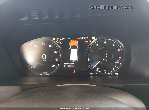 YV4A22PK2G1071008 2016 VOLVO XC90 Black Vista de los asientos traseros