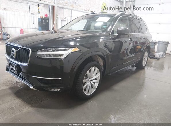 YV4A22PK5G1064716 2016 VOLVO XC90 Black Առջևի ձախ երեք քառորդ տեսարան