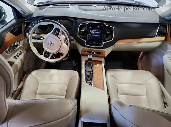 YV4A22PK6N1842356 2022 VOLVO XC90 Gray Вид панелі приладів
