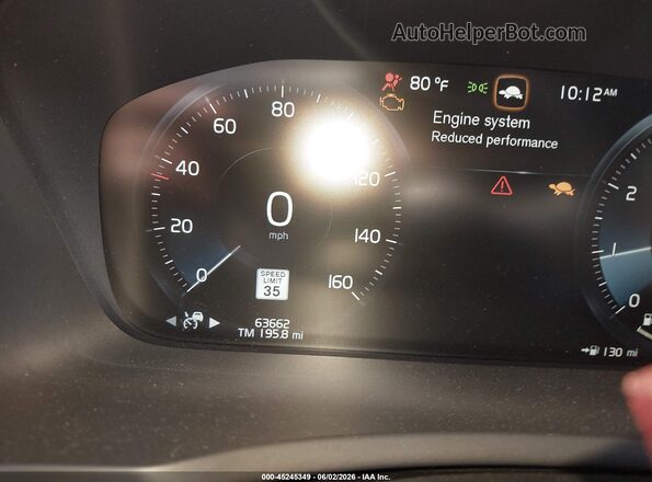 YV4A22PL0M1743944 2021 VOLVO XC90 Black Vista de los asientos traseros