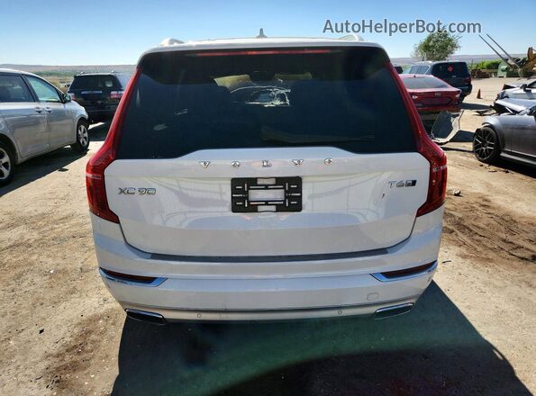 YV4A22PL2J1196705 2018 VOLVO XC90 White Rear view
