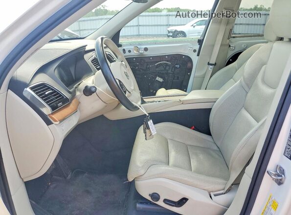 YV4A22PL2J1372913 2018 VOLVO XC90 White Սալոնի դիմացի տեսք