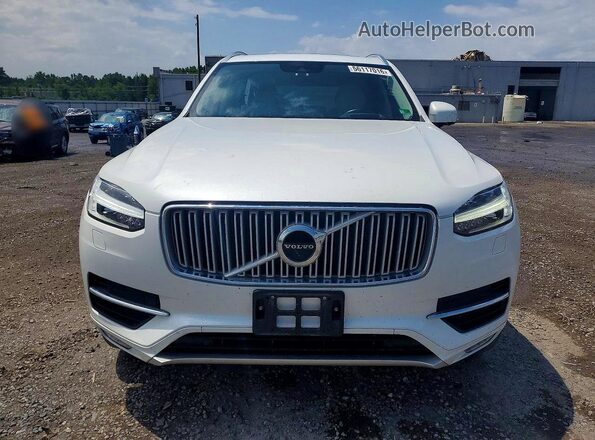 YV4A22PL2J1372913 2018 VOLVO XC90 White Դիմացի տեսք