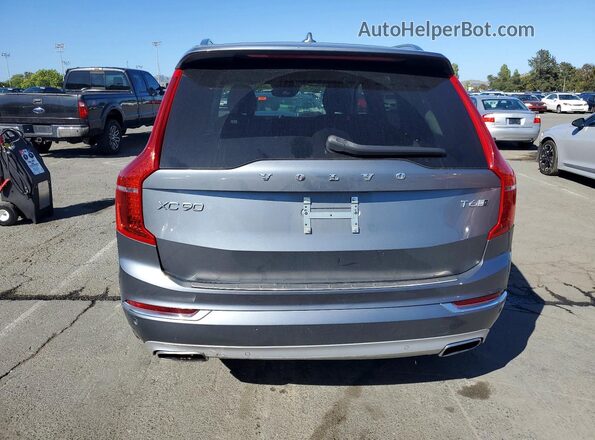 YV4A22PL2K1464959 2019 VOLVO XC90 Silver Вид ззаду