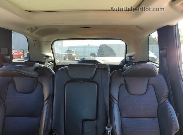 YV4A22PL2K1464959 2019 VOLVO XC90 Silver Вид задніх сидінь