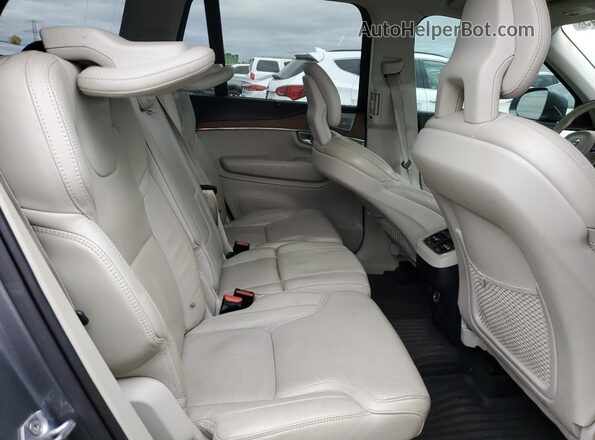 YV4A22PL3H1175436 2017 VOLVO XC90 Gray უკანა სავარძლების ხედი