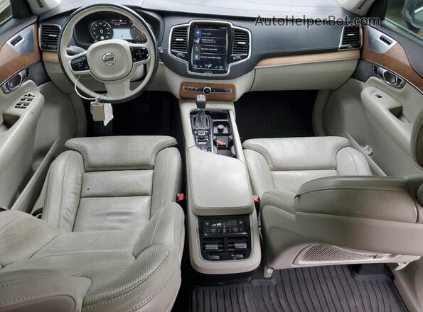 YV4A22PL3H1175436 2017 VOLVO XC90 Gray წინა პანელის ხედი