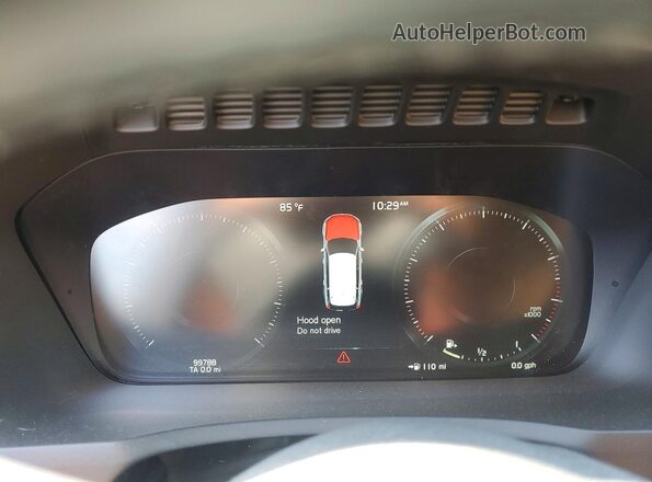 YV4A22PL4G1000675 2016 VOLVO XC90 Черный Вид щитка приборов
