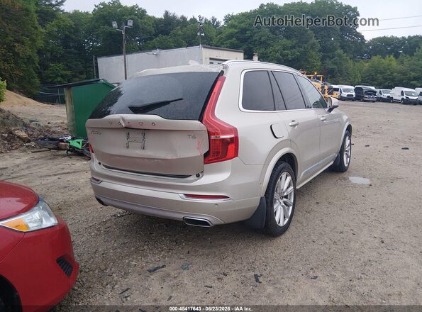 YV4A22PL5G1020725 2016 VOLVO XC90 Beige Rear right