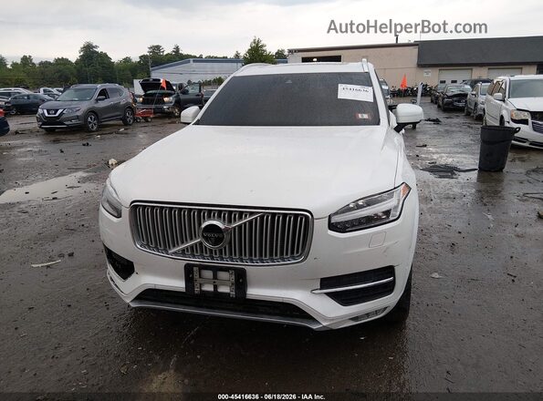 YV4A22PL5G1061193 2016 VOLVO XC90 White Вид щитка приладів