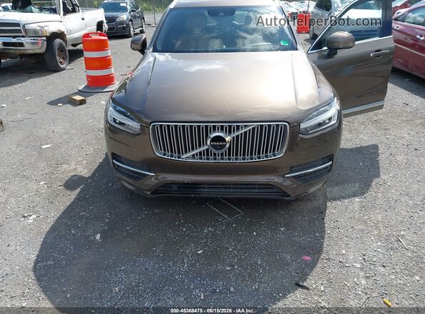 YV4A22PL5H1144527 2017 VOLVO XC90 Коричневый Вид спереди