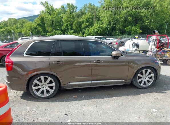 YV4A22PL5H1144527 2017 VOLVO XC90 Коричневый Вид задней части салона