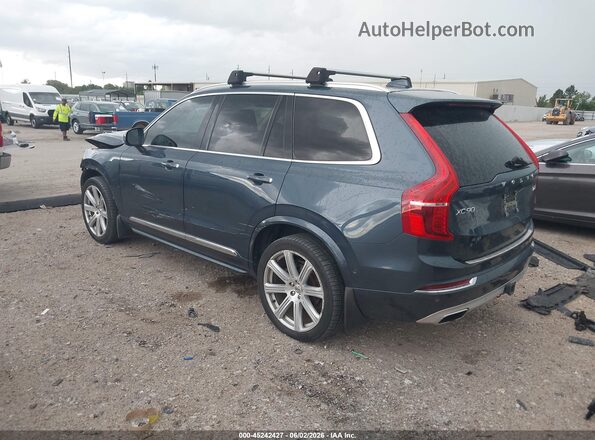 YV4A22PL5J1384229 2018 VOLVO XC90 Blue Հետևի ձախ