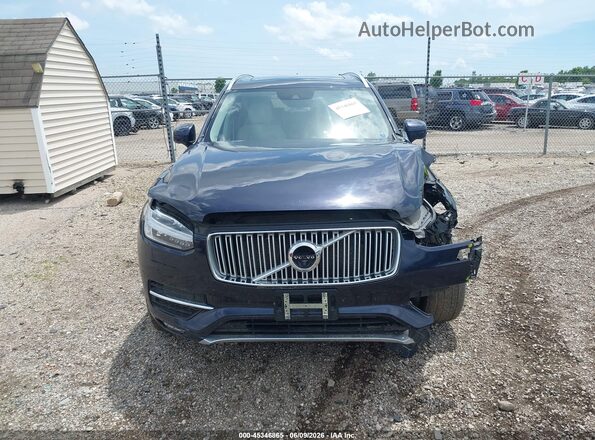 YV4A22PL6K1425906 2019 VOLVO XC90 Black უკანა სალონის ხედი