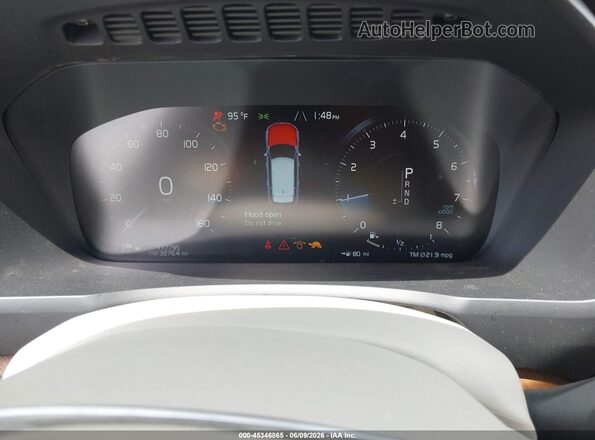 YV4A22PL6K1425906 2019 VOLVO XC90 Black უკანა სავარძლების ხედი