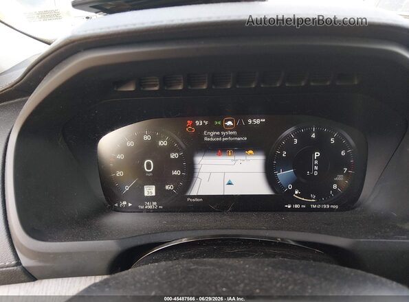 YV4A22PL6M1706851 2021 VOLVO XC90 Silver Հետևի նստատեղերի տեսք
