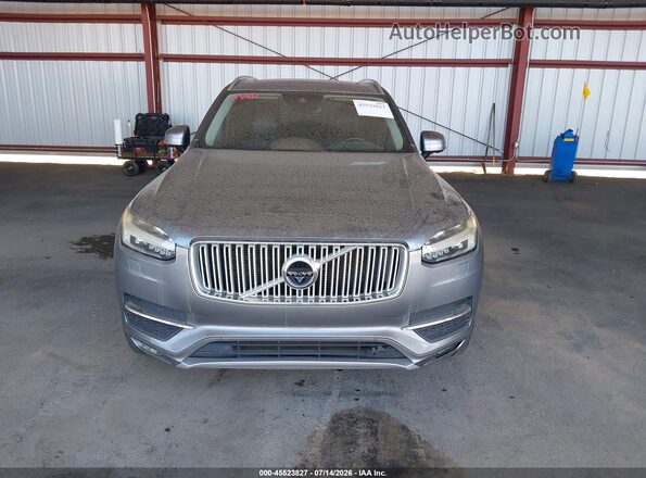 YV4A22PL7G1073166 2016 VOLVO XC90 Gray Вид щитка приладів