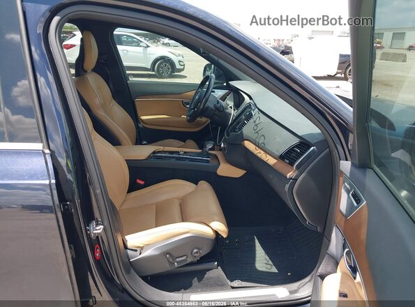 YV4A22PL7H1179120 2017 VOLVO XC90 Blue Vista interior delantera